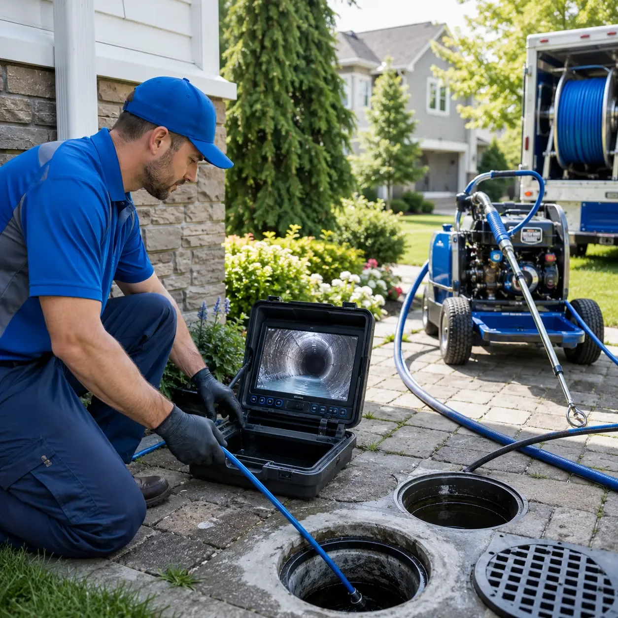 Outdoor drain cleaning professionals serving Emerald Isle, NC